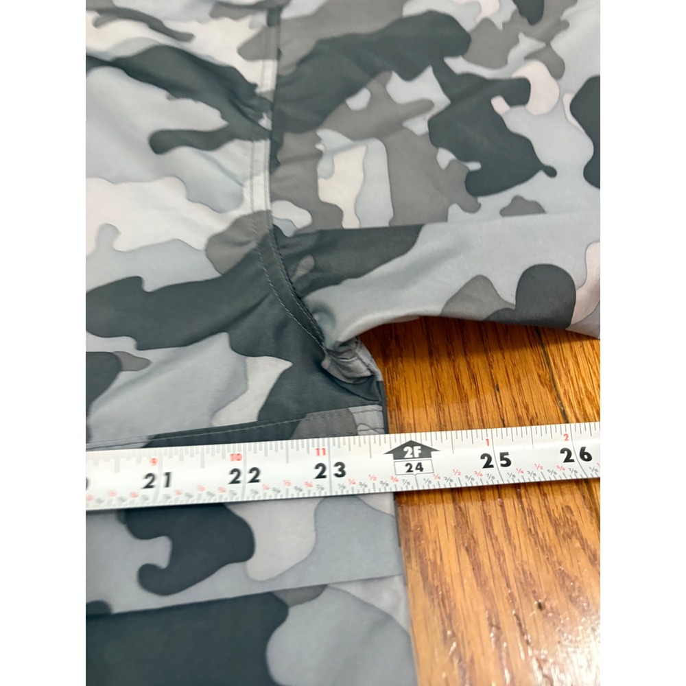 Champion South Carolina Gamecocks Mens Large Grey Camo Quarter Zip Anorak Jacket - Picture 5 of 7